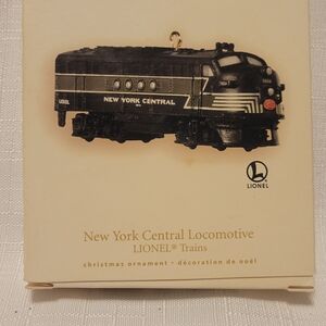 Black Locomotive Ornament